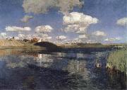 Levitan, Isaak Lake Sweden oil painting artist